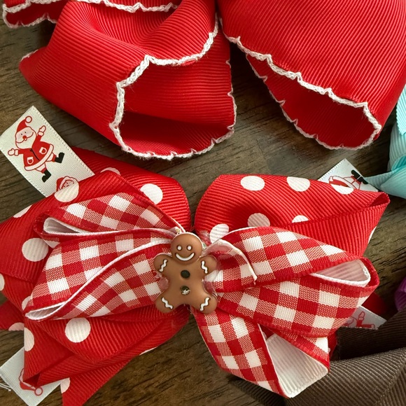 Colorful Hair Bow Set - Picture 3 of 6